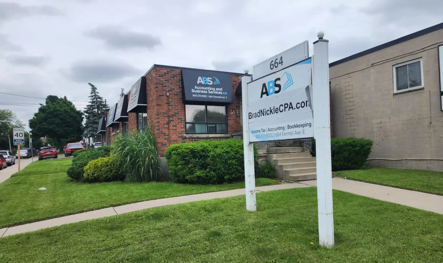 Brad Nickle CPA office building in Hamilton